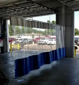Super High Quality PVC Wash Bay Curtains For a Car Wash