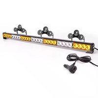 Nouvelle barre de lumière stroboscopique clignotante 4LED et 6LED en bleu ambre rouge pour camions et véhicules