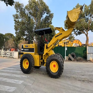 Cargador de ruedas Komatsu WA510 usado de la mejor calidad, 9 toneladas con motor/rodamiento para inspección de vídeo, precio bajo - Product Image 4