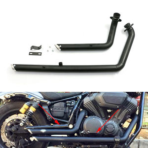 Double Silencieux Complet en Acier Inoxydable pour Moto <span class=keywords><strong>Yamaha</strong></span> V-Star <span class=keywords><strong>Bolt</strong></span> XV950 V Star XV <span class=keywords><strong>950</strong></span> - Product Image 1