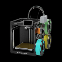 FLASHFORGE AD5X Printer 3D FDM Multi-Warna Kecepatan Tinggi 600mm/s Auto Leveling Core XY