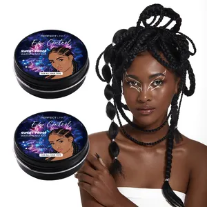 Sulphate-miễn phí Mini thương hiệu riêng 24 giờ f bện tỏa sáng Gel Nhà cung cấp thêm giữ tóc Braid gel và cạnh kiểm soát