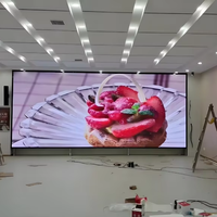 SMD2121 RGB tampilan dinding Video LED dalam ruangan layar 1000 Nits kecerahan P3.91 untuk pusat perbelanjaan dan toko ritel