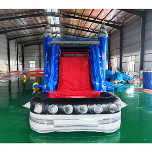 Castillo Inflable de PVC con Tobogán, Certificado, Tamaño Personalizable, Fácil de Instalar, Gran Capacidad para Fiestas Comerciales al Aire Libre - Product Image 4