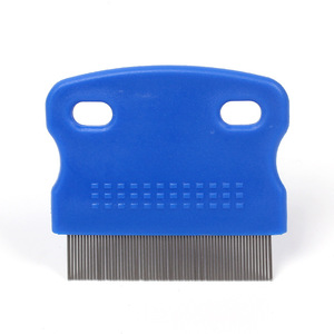 BSCIプロモーションギフトダブルホールペットグルーミングフリーライスコーム犬猫小動物用 - Product Image 1