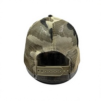 Gorra de Béisbol Personalizada de 6 Paneles con Bordado de Camuflaje Americano, Estilo Hip Hop, de Ala Ancha y Plana, Unisex, para Verano