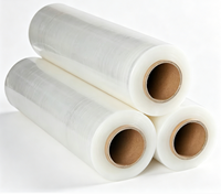 Film étirable PE transparent 50 cm, rouleau de film rétractable souple, résistant à l'humidité, pour emballage alimentaire et produits chimiques
