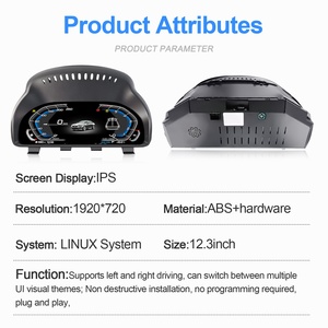 Navihua 12.3 Inch Linux System Digital Cluster LCD Dashboard Instrument Panel Instrument Cluster <b>for</b> BMW 5 F10 F11 F19 - Product Image 6