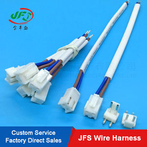 Rangkaian Kabel Terminal 2-Pin JST VHR Kustom 316253524 dengan Inti Tembaga Isolasi PVC Tegangan Terukur 600V - Product Image 6