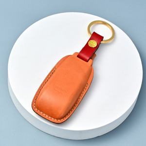 Protecteur de porte-clés en cuir pour <span class=keywords><strong>Mercedes</strong></span> Benz Classe E Couvercle de clé compatible avec les modèles E200L/E300L/C260L/C180/A200 - Product Image 2