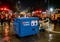 Générateur diesel monophasé YuChai YC5GFS/YCGFS-3 5 kW, super silencieux, portable, démarrage électrique, refroidissement par air, AVR, 1800 tr/min, 230 V