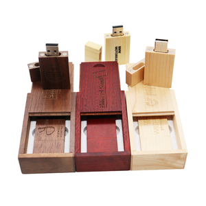 Custom Logo Popular Wooden Usb Flash Drive 4gb 8gb 16gb Usb2.0 3.0 Wood Usb Stick 16 GB 32GB Memory Stick Pendrive