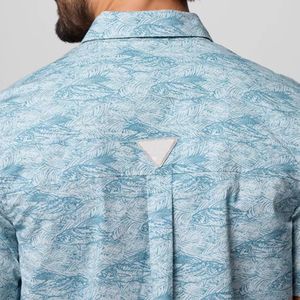 تصميم مخصص Spf 50 علامة خاصة قمصان صيد رجالي مع حماية من أشعة الشمس البنفسجية - Product Image 5