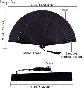 พัดมือขา<span class=keywords><strong>ย</strong></span>ดี พัดงานแต่งงานสไตล์ญี่ปุ่น ระดับ <span class=keywords><strong>2</strong></span> พัดซากุระ พัดไม้ไผ่ผ้าไหมประดับดอกไม้ - Product Image 5