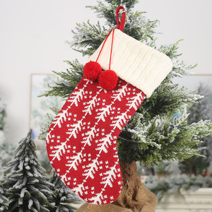 <span class=keywords><strong>In</strong></span> magazzino Guangdong decorazioni natalizie a strisce stampate rosse calza <span class=keywords><strong>natale</strong></span> a maglia decorazioni natalizie - Product Image 6