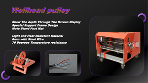 पानी की अच्छी तरह से बोरहोल निरीक्षण कैमरा सिस्टम 500 मीटर केबल इलेक्ट्रिक winch 80 मिमी पैनोरामिक 360 डिग्री ज़ूम फ़ंक्शन गहराई जाँच - Product Image 5