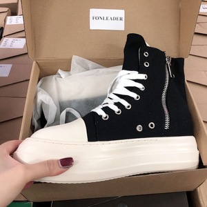 Chaussures de course à plateforme pour femmes, 1 paire, magnifiques baskets en toile - Product Image 4