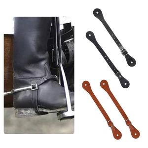 Set di 2 cinghie per stivali nere Premium spalline per esterni per equitazione e accessori - Product Image 5