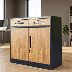 Customized <b>Lockable</b> Adjustable Modern Metal Turntable Steel <b>Cabinet</b> for Industrial Heavy-duty File Storage - Product Image 6