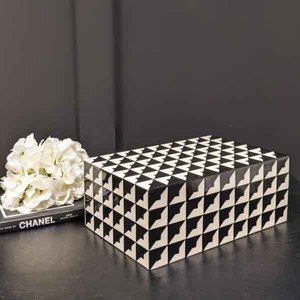 Gran oferta, nuevo diseño, caja de almacenamiento de joyería decorativa con incrustaciones de hueso para decoración del hogar con acabados personalizados y tamaño personalizado disponible - Product Image 4