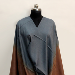 Abaya con estampado degradado, abierta por delante, de corte holgado, manga larga, vestido islámico modesto para mujer, para uso diario. - Product Image 1