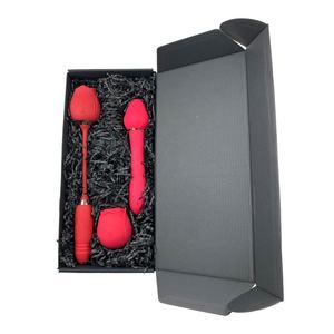 Condón Rosa combinación 3 unids/set caja de regalo en forma de Rosa vibrador juguetes sexuales para mujer clítoris lengua chupando condón - Product Image 3