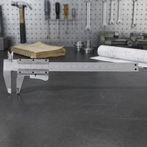 Calibradores Vernier Satinados FERVI, Instrumentos de Medición de Alta Precisión con Precisión de 0.05 mm y Rango de 150 mm - Product Image 2