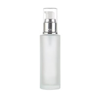 Mattierte Glasflasche 20ml 30ml 40ml 50ml 60ml 80ml 100ml 120ml mit Goldpumpzerstäuber für Kosmetikverpackungen