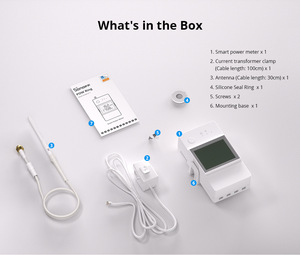 SONOFF POWCT <span class=keywords><strong>Ring</strong></span> Medidor de potencia inteligente Transformador Detección de corriente Soporte Contactor Control Rastrea el uso de energía a través de <span class=keywords><strong>Alexa</strong></span> Google - Product Image 6