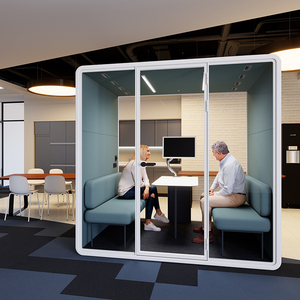Silentbox acustico Open Office cabina di riunione telefonica personalizzata con cialde insonorizzate moderne mobili per ufficio <span class=keywords><strong>Hush</strong></span> Meet baccs - Product Image 1