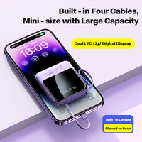 Logo personnalisé, nouvelle batterie externe de petite taille, 10000 mAh, banque d'alimentation mobile universelle pour la recharge des smartphones
