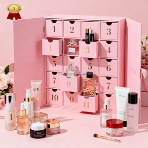 Boîtes de Calendrier de l'<span class=keywords><strong>Avent</strong></span> Haut de Gamme Imprimées sur Mesure, Imperméables, Doublées d'Éponge, Emballage Interactif pour Échantillons de Beauté et Cadeaux Miniatures - Product Image 2