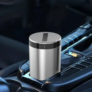 Cendrier de voiture Intelligent Creativity Infrared Induction Automatic Open Close Auto Accessories Car Desktop Auto Portable Cendrier