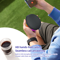 Haut-parleur Bluetooth portable de haute qualité, mini format, pratique, idéal pour un cadeau, avec éclairage LED RGB