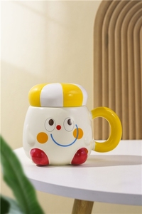 Mug à eau potable mignon de dessin animé pour la maison, cadeau d'anniversaire, 480 ml, tasses à café chaud, tasse en porcelaine, tasse à café réutilisable, mugs mignons - Product Image 3