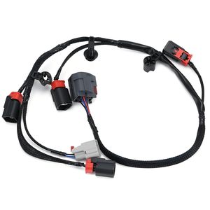 Harnais de câblage Hooha <span class=keywords><strong>MDS</strong></span> personnalisé, assemblage de câbles, conducteur en cuivre étamé, gaine en PVC/Nylon, automobile - Product Image 1