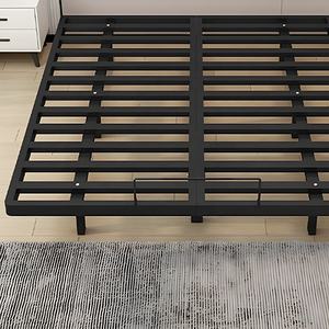 Оптовая продажа, прочный металлический каркас односпальной кровати, минималистичный дизайн для дома, склада, отеля, спальни, набор мебели размера "Queen-Size" - Product Image 4