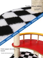 Arbre à chat, nouveaux articles pour animaux de compagnie, sisal personnalisé, écologique, 2 niveaux, condo moderne pour chat, griffoir, maison pour chat, carton naturel