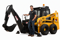 Chargeur compact multifonctionnel neuf Kubota, chargeur sur pneus, 37 kW, 0,4 m³, mini-chargeur, broyeur forestier