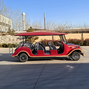 Durable Electric Retro Classic Car 6 Seats Vintage Sightseeing Cart with Long Range for Hotel Scenic Area Tourist Service - Product Image 5