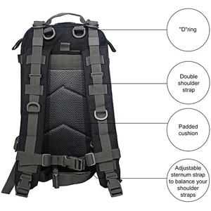กระเป๋าเป้สะพายหลังยุทธวิธี 36-56L ลายพรางกลางแจ้งมัลติฟังก์ชั่นสายสะพายไหล่ชายซอฟท์แบ็ค - Product Image 4