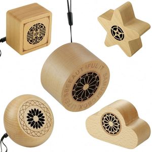 ลำโพงบลูทูธไม้ขนาดเล็กแบบพกพา ลำโพงไร้สายไม้ไผ่ กันน้ำ เหมาะสำหรับชายหาดและงานปาร์ตี้ - Product Image 3