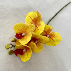 Tierna flor artificial amarilla Tema de verano salón de bodas techo Flor de seda boda celebración decoración bienvenida GUÍA DE CARRETERA - Product Image 5