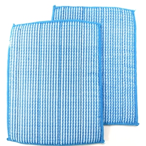 ผ้าทำความสะอาด วัสดุไมโครไฟเบอร์ ฟองน้ำล้างจาน แผ่นขัดทำความสะอาด - Product Image 4