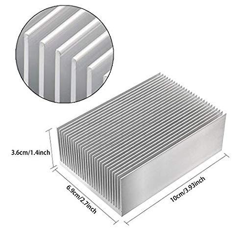 Factory OEM Extruded  Aluminum Heatsink Module Cooler Fin for Rectifier High Power Led Amplifier  Semiconductor Devices
