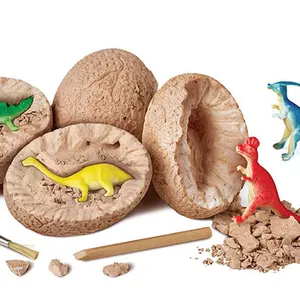 Education dig it out dinosaur toys dinosaur fossil excavation kit toy dinosaur egg