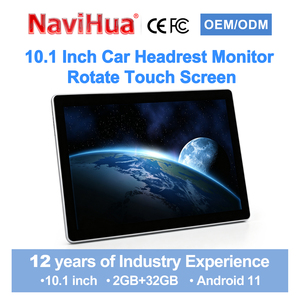 Navihua 10,1 pouces, nouveau design, moniteur d'appuie-tête de voiture, écran tactile Android, système de divertissement pour sièges arrière, écran passager pour - Product Image 1
