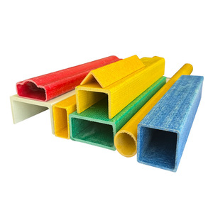 Profils en fibre de verre pultrudés Rongsheng : tubes carrés, barres rondes, aciers angulaires, poutrelles de construction, poteaux pour arbres fruitiers, sur mesure - Product Image 1