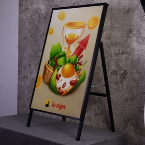 Letrero Personalizado Tipo A con Marco LED, Tablero de Menú para Comida Rápida, Caja de Luz LED A3, Caja de Luz Retroiluminada para Imágenes - Product Image 6