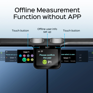 Báscula Inteligente de Grasa Corporal, Báscula Digital Bluetooth para Baño, Analizador de Composición Corporal de Alta Precisión, Monitor de Salud con Wi-Fi - Product Image 2